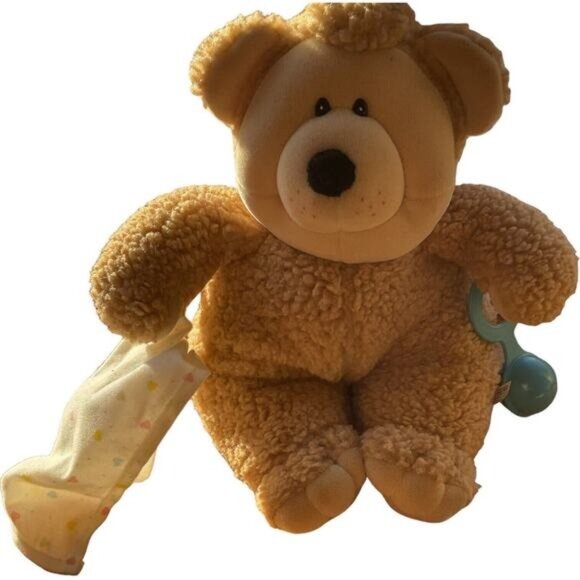 Vtg Retro Matchbox Toys The Need A Little Plush Stuffed Animal Bear Lamb Toy - Picture 2 of 12